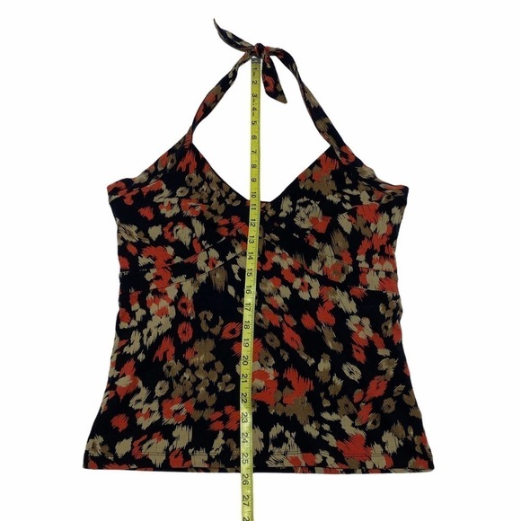 JONES New York Printed Halter Tank Top Size Large - Picture 3 of 10